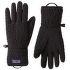 Retro Pile Gloves Black