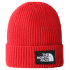 TNF LOGO BOX CUFF BEANIE TNF RED