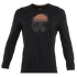 Merino 200 Oasis LS Crewe Ruapehu Round Men Black