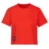 Massone T-Shirt Cropped Women Patch 3778 mammut red