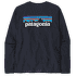 Triko dlouhý rukáv Patagonia Long-Sleeved P-6 Logo Responsibili-Tee Men New Navy