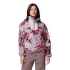 Mikina Columbia Sequoia Grove Printed Half Zip Women Shale Purple Blossoming 554