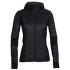 Bunda Icebreaker Helix LS Zip Hood Women (103428) Black/Jet HTHR IBANS_00611