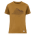 Keb Wool T-shirt Print Men Acorn-Chestnut