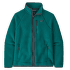 Retro Pile Jacket Men Borealis Green