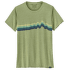 Cap Cool Daily Graphic Shirt Women Ridge Rise Stripe: Salvia Green X-Dye