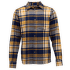 Project Flannel Men Indigo-Gold Plaid