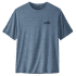 Cap Cool Daily Graphic Shirt Men 73 Skyline: Utility Blue X-Dye