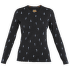 Merino 200 Oasis LS Crewe Ski Day Women BLACK/AOP