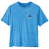 Cap Cool Daily Graphic Shirt Lands Men Chouinard Crest: Vessel Blue X-Dye