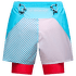 Kraťasy La Sportiva FLOW 5" SHORT Women Malibu Blue/Hibiscus