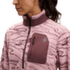 Pulóver Black Diamond Rift HZ Fleece Jacket Women Relief-Meadow Rose-Fig