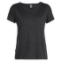 Tričko krátky rukáv Icebreaker Via SS Scoop Women Black HTHR IBANS_00728