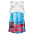 Tielko La Sportiva Sky Tank Women Malibu Blue/Hibiscus