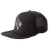 Šiltovka Black Diamond FLAT BILL TRUCKER HAT Black-White
