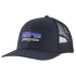 P-6 Logo Trucker Hat Navy Blue