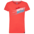 Stripe Evo T-Shirt Women Hibiscus