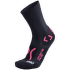 Ponožky UYN TREKKING OUTDOOR EXPLORER MID Women Black/Pink Paradise