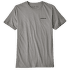 Triko krátký rukáv Patagonia P-6 Logo Organic T-Shirt Men Feather Grey