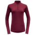 Triko dlouhý rukáv Devold Breeze Half Zip Neck Women 740A Beetroot