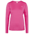 Triko dlouhý rukáv Kari Traa Nora 2.0 Long Sleeve BRIGHT PINK