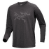 Cormac Logo LS Men Black Heather / Solitude