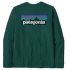 Tričko dlhý rukáv Patagonia Long-Sleeved P-6 Logo Responsibili-Tee Men Cascade Green
