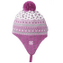 KIDS KNITTED MERINO BEANIE KAMA BW110 light pink