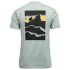 Tričko krátky rukáv Black Diamond Mountainscape SS Tee Men Agave