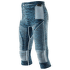 Legíny 3/4 X-Bionic Energy Accumulator EVO Pants Melange Medium Men Blue Melange/White