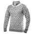 Svalbard Sweater Zip-Neck Men 020 OFFWHITE/ANTH.