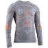 Energy Accumulator 4.0 Melange Shirt Round Neck Men Grey Melange/Orange