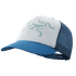 Bird Trucker Hat Cobalt Sun/Delos Grey