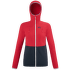 Mikina Millet Trilogy Ultimate Woolpower Hoodie Women SAPHIR/ROUGE