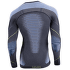 Triko dlouhý rukáv UYN Evolutyon UW Shirt Melange Men Anthracite melange/Blue/Yellow Shiny