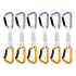 Sender Keylock 6 Pack Quickdraws 12 cm Light Grey-Gold 33272