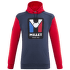 Mikina Millet Heritage Sweat Hoodie Men SAPHIR/RED