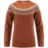 Övik Knit Sweater Women Autumn Leaf-Desert Brown