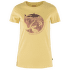 Arctic Fox Print T-Shirt Women Mais Yellow