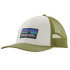 Čiapka Patagonia P-6 Logo LoPro Trucker Hat White w/Buckhorn Green