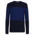 Sveter Icebreaker Waypoint Crewe Sweater Men MIDNIGHTNAVY/ROYALNAVY/CB