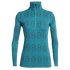 Tričko dlhý rukáv Icebreaker Vertex LS Half Zip Cristalline Women ARCTIC TEAL