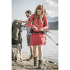 Sukňa Fjällräven Abisko Trekking Skirt Women Plum