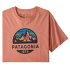 Triko krátký rukáv Patagonia Fitz Roy Scope Organic T-Shirt Men Mellow Melon