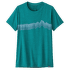 Cap Cool Daily Graphic Shirt Women Ridge Rise Stripe: Borealis Green X-Dye