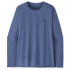 Cap Cool Daily Graphic Shirt Waters Long Sleeve Women Boardshort Logo: Current Blue X-Dye