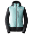 Bunda The North Face DAWN TURN HYBRID VENTRIX MIDLAYER Women ASPHALT GREY/POWDERTEAL