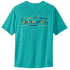 Triko krátký rukáv Patagonia Cap Cool Daily Graphic Shirt Men Unity Fitz: Subtidal Blue X-Dye