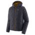 Micro Puff Hoody Men Smolder Blue w/Raptor Brown