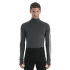 Tričko dlhý rukáv Icebreaker Merino 200 ZoneKnit™ LS Half Zip Men JET HTHR/BLK/METRO H/CB